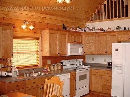 Підбірка фото красивих інтер'єрів кухні в дерев'яному будинку - більше 250 фото (інтер'єрів дерев'яних будинків) Підбірка фото красивих інтер'єрів кухні в дерев'яному будинку - більше 250 фото