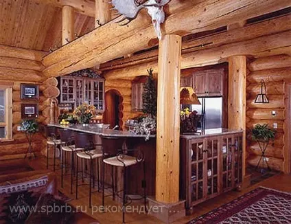 Підбірка фото красивих інтер'єрів кухні в дерев'яному будинку - більше 250 фото (інтер'єрів дерев'яних будинків) Підбірка фото красивих інтер'єрів кухні в дерев'яному будинку - більше 250 фото