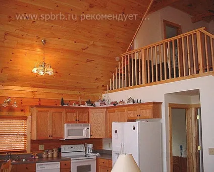 Підбірка фото красивих інтер'єрів кухні в дерев'яному будинку - більше 250 фото (інтер'єрів дерев'яних будинків) Підбірка фото красивих інтер'єрів кухні в дерев'яному будинку - більше 250 фото
