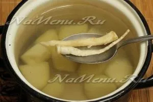 Пісна картопляна юшка рецепт (рецепт) Пісна картопляна юшка рецепт