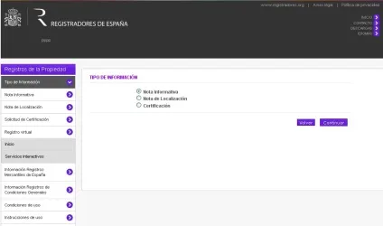 Покрокова інструкція оформлення замовлення для отримання nota simple, інформація про придбання (нота СІМПЛІ для власника нерухомості в іспаніnota siple) Покрокова інструкція оформлення замовлення для отримання nota simple, інформація про придбання