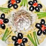 Святковий салат з копченою куркою «рецепти салатів (салат) Святковий салат з копченою куркою «рецепти салатів