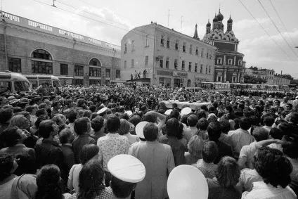 Похорон Висоцького, фотохронографи (фотографії) Похорон Висоцького, фотохронографи