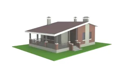 Проекти цегляних одноповерхових будинків, фото креслення (будинків) Проекти цегляних одноповерхових будинків, фото креслення