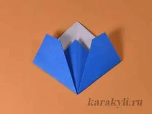Простий квітка дзвіночок - орігамі для початківців, каракулі