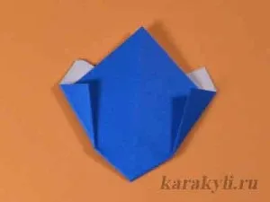 Простий квітка дзвіночок - орігамі для початківців, каракулі