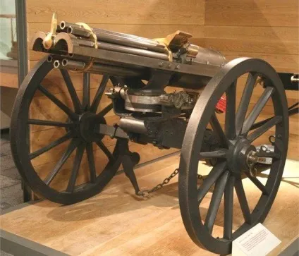 Кулемет доктора Гатлінг - пекельний багатостовбурний косильщик 1862 р (Гатлінг) Кулемет доктора Гатлінг - пекельний багатостовбурний косильщик 1862 р