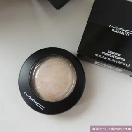 Пудра-хайлайтер mac mineralize skinfinish lightscapade - відгуки, фото і ціна
