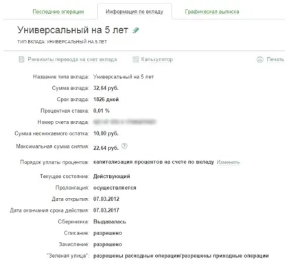 Розділ «вклади і рахунки» в ощадбанк онлайн - загальна інформація
