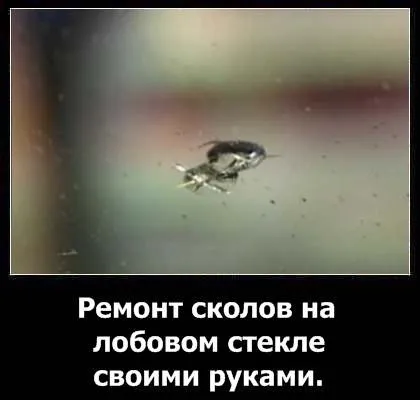 Ремонт сколів на лобовому склі - покрокова інструкція з відео (ремонт) Ремонт сколів на лобовому склі - покрокова інструкція з відео