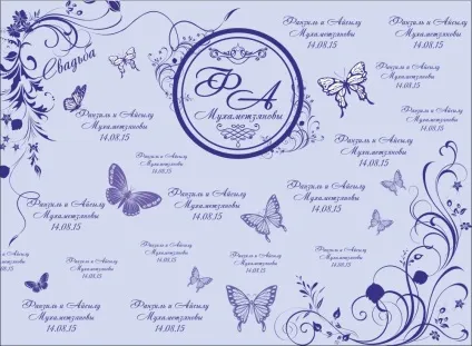 Рекламна компанія Артмайстер банера на весілля, прессволи (весілля) Рекламна компанія Артмайстер банера на весілля, прессволи
