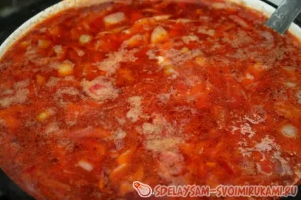 Смачний домашній борщ, майстер-клас своїми руками (своїми) Смачний домашній борщ, майстер-клас своїми руками