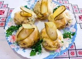 Рецепт троянди з картоплі