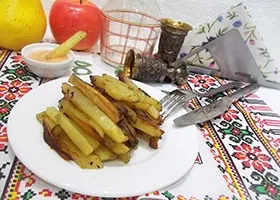 Рецепт смажену картоплю на салі (на салі) Рецепт смажену картоплю на салі