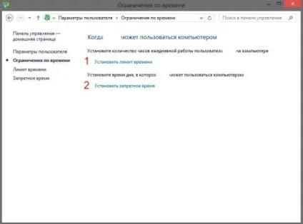 Батьківський контроль в windows 8