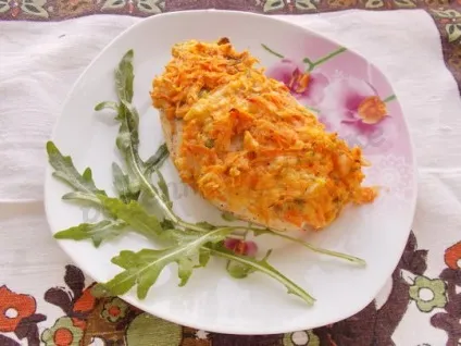 Рецепт запеченої курячої грудки з сиром і морквою (запеченої) Рецепт запеченої курячої грудки з сиром і морквою