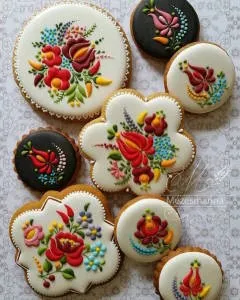 Розпис печива глазур'ю, artотека їжі (незвичайне печиво) Розпис печива глазур'ю, artотека їжі