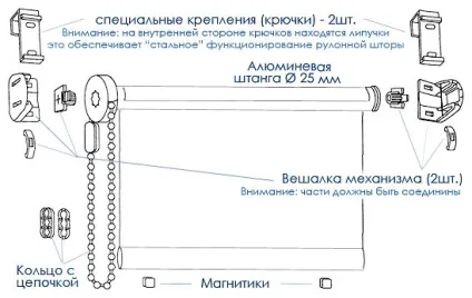 Ролл штори своїми руками на стрічковому підйомному механізмі і покупної основі (відео) (стрічковому) Ролл штори своїми руками на стрічковому підйомному механізмі і покупної основі (відео)