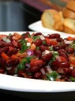 Салат з квасолею та морквою