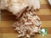 Салат з копченою куркою і маслинами (куркою) Салат з копченою куркою і маслинами