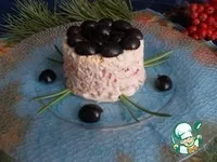 Салат з копченою куркою і маслинами (куркою) Салат з копченою куркою і маслинами