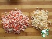 Салат з копченою куркою і маслинами (куркою) Салат з копченою куркою і маслинами