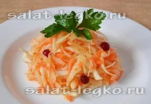 Салат з капусти з морквою як в їдальні (морква) Салат з капусти з морквою як в їдальні