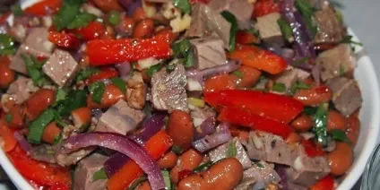 Салат з яловичиною - смачні і прості рецепти з фото (яловичиною) Салат з яловичиною - смачні і прості рецепти з фото