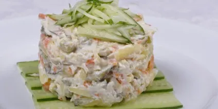 Салат з яловичиною - смачні і прості рецепти з фото (яловичий салат) Салат з яловичиною - смачні і прості рецепти з фото
