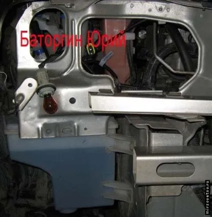 Самостійна установка омивача фар