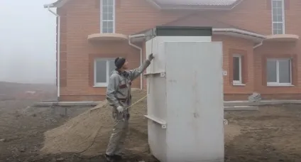 Септик своїми руками фото, схема, відео інструкція (одного колодязя інший) Септик своїми руками фото, схема, відео інструкція
