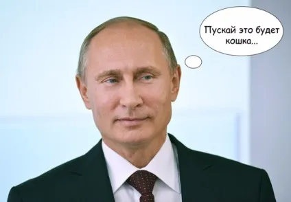 Шедевр путина «кішка