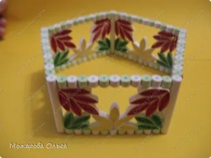 Шкатулка в техніці квіллінг