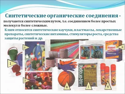 Синтетичні органічні сполуки - презентація 158067-13