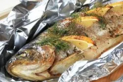 Скумбрія на багатті на решітці (вогнищі) Скумбрія на багатті на решітці