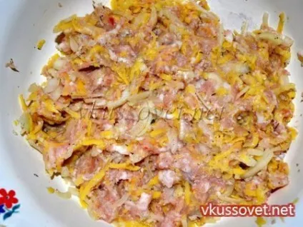 Слойки з куркою і картоплею, рецепт з фото покроковий (картоплею) Слойки з куркою і картоплею, рецепт з фото покроковий
