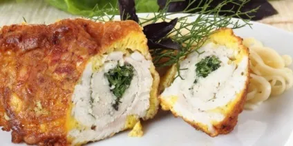 Курячий рулет в духовці (у фользі, з сиром) рецепти з фото (фользі) Курячий рулет в духовці (у фользі, з сиром) рецепти з фото