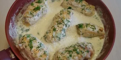 Курячий рулет в духовці (у фользі, з сиром) рецепти з фото (рулет із курячого фаршу в духовці) Курячий рулет в духовці (у фользі, з сиром) рецепти з фото