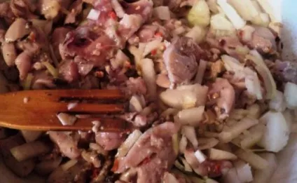 Куряче філе в сливове соусі - життя в тях (блюдо) Куряче філе в сливове соусі - життя в тях