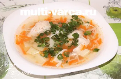 Курячий суп в мультиварці Панасонік