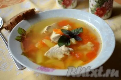 Курячий суп з овочами - рецепт з фото (овочами) Курячий суп з овочами - рецепт з фото