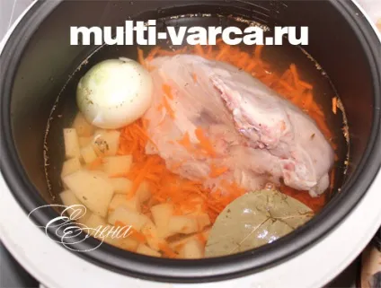 Курячий суп в мультиварці Панасонік