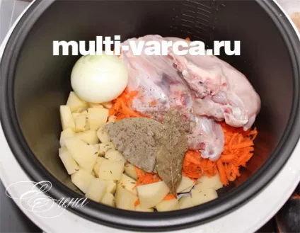 Курячий суп в мультиварці Панасонік