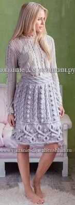 В'язані спідниці модні моделі в'язання 2017 для жінок (спідниці) В'язані спідниці модні моделі в'язання 2017 для жінок