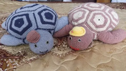 В'язані черепашки, затишок і тепло мого будинку (замикаємо кільце обв'язуємо) В'язані черепашки, затишок і тепло мого будинку