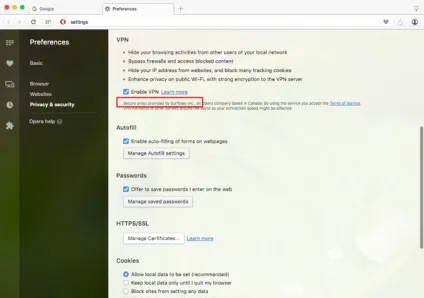 Вбудований в opera vpn це всього лише проксі!