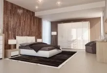 Спальня в стилі модерн фото і дизайн інтер'єру, сучасні італійські гарнітури, маленька меблі (стилі) Спальня в стилі модерн фото і дизайн інтер'єру, сучасні італійські гарнітури, маленька меблі
