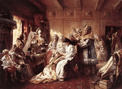 Старовинний весільний обряд зняття фати (обряд) Старовинний весільний обряд зняття фати