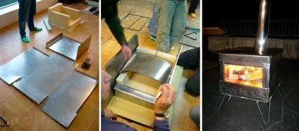 Дивні і просто незвичайні саморобні дров'яні печі та пальники (найменша піч) Дивні і просто незвичайні саморобні дров'яні печі та пальники