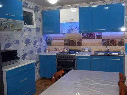 Стільниця для кухні поєднання кольорів, реальні фото, дизайн кухні, інтер'єр, ремонт, фото